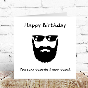 Happy Birthday You Sexy Bearded Man Beast Tumbler - Funny Birthday